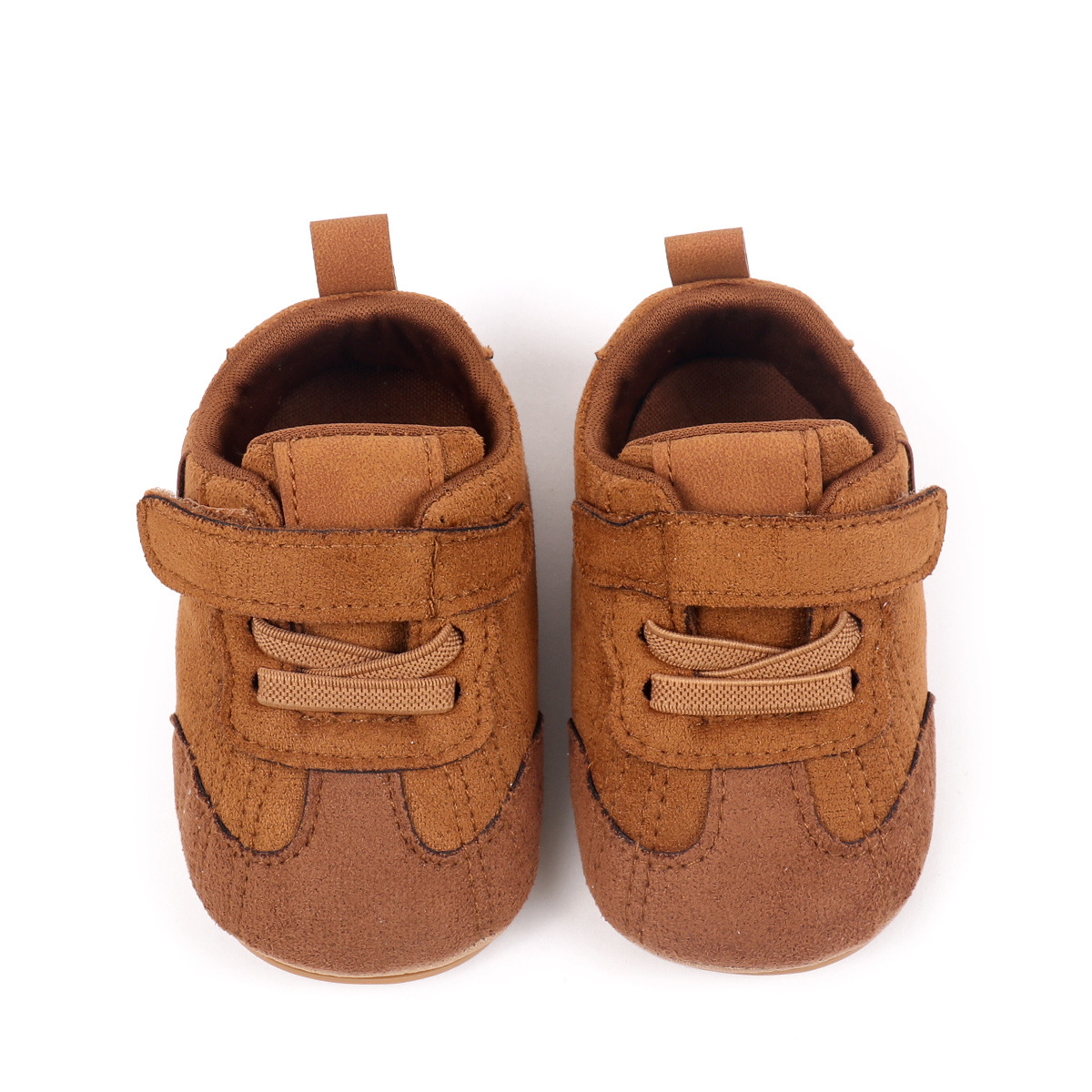 Spring Autumn Baby Unisex First Walking Indoor Outdoor Toddler Shoes With PU Leather And Soft PVC Sole For