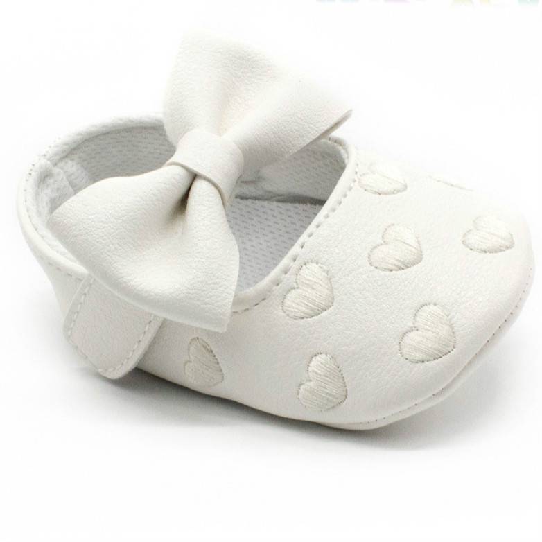 Bebe PU Leather Baby Boy Girl Baby Moccasins Moccs Shoes Bow Fringe Soft Soled Non-slip Footwear Crib Shoes
