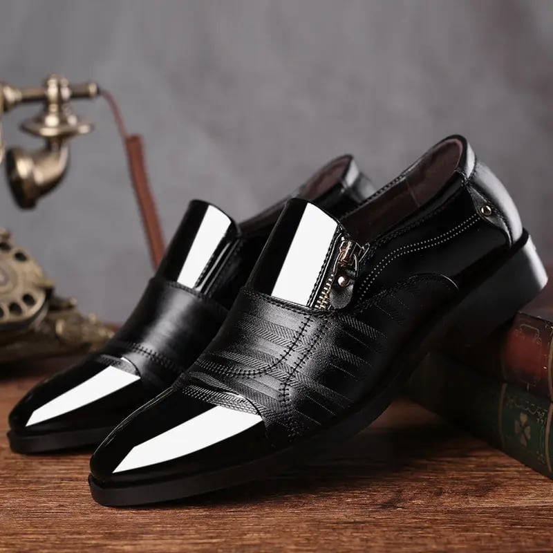 Luxury Business Oxford Leather Shoes Breathable Dress Shoe summer Male Office Wedding Flats Footwear formal shoes for men