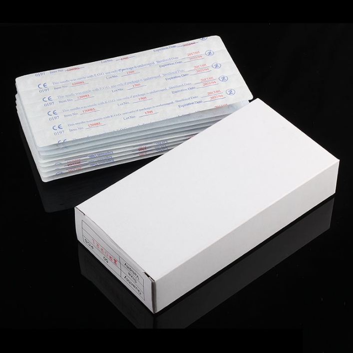 50pcs Sterilized Tattoo Needles Mixed with 3 5 7 9 RL RS M1