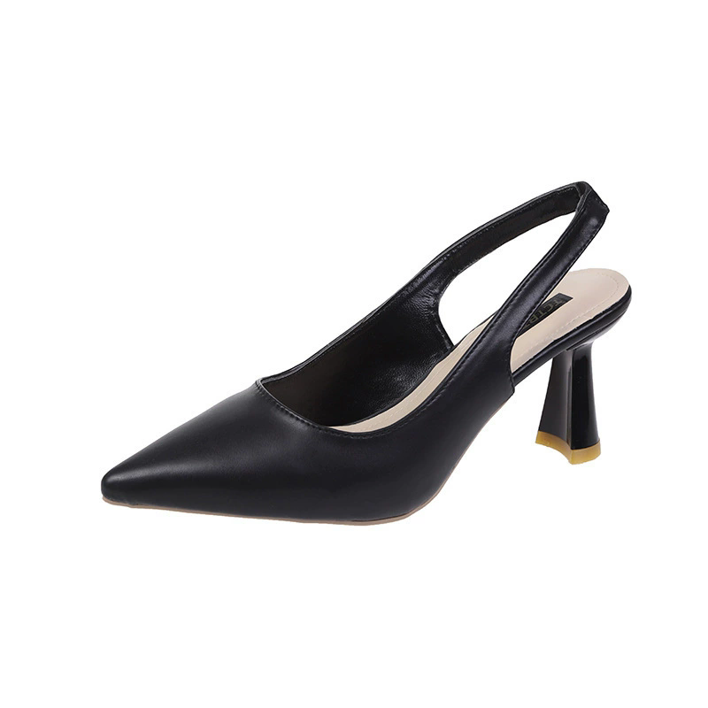 2025 Summer new pointed high heels Women's sandals Casual Shallow mouth shoe Fashion elegant ladies shoes Zapatillas Mujer ﻿