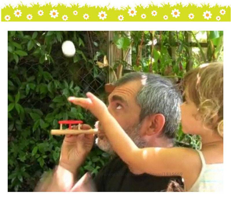 Wooden toys fun Blowing Ball Game Classic early childhood fun educational toys for children hole ball