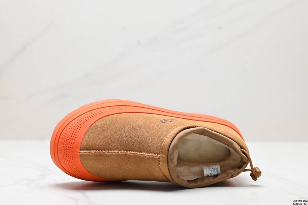 UGG snow boots winter men's shoes couple models Tasman fashion brown orange single shoes casual comfortable women's shoes
