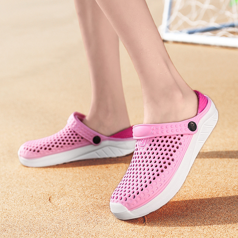 Unisex Fashion Beach Sandals Thick Sole Slipper Waterproof Anti-Slip Sandals Flip Flops for Women Men