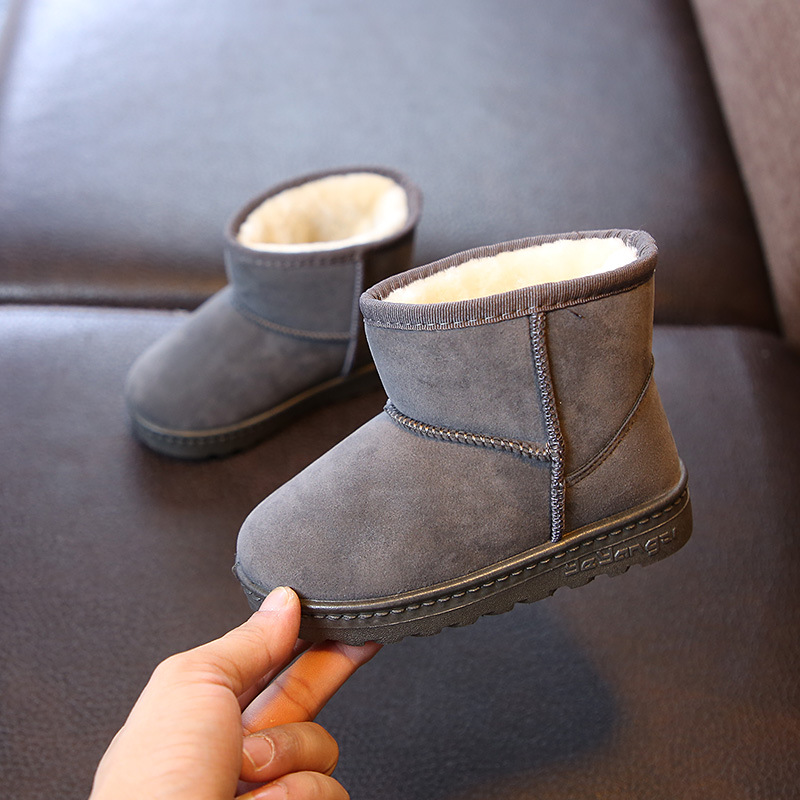 Fashion Children Casual Shoes Girls Boys Cotton Snow Boots Warm Kids Boots Boy Winter Cotton Shoes Sneakers
