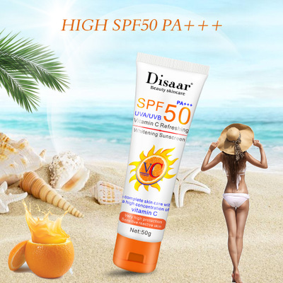Hot Summer sun screen VC whole body anti-sweat waterproof UV isolation hydrating and moisturizing sunscreen for men and women