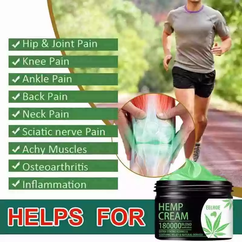 50g Natural Hemp Ointment Natural Ointment Relieves Body Pain Relieves Neck Relief Hemp Balm Muscle Soothing Cream