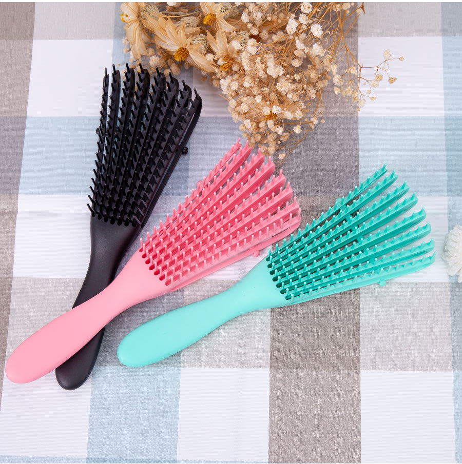 Detangling Plastic Hair Brush Wet Curly Comb Women Health Care Reduce Fatigue Hairbrush Styling Tools