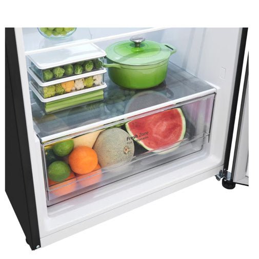 LG GN-B392PXGB 395L TOP FREEZER FRIDGE - BLACK