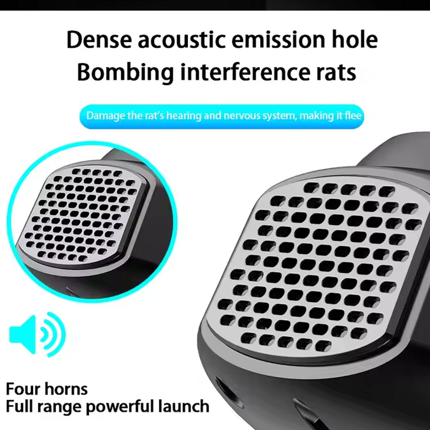 360-degree mouse repellentUltrasonic mouse repellent frequency conversion