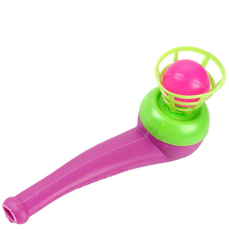 2Pcs Suspended Blow Pipe Blow Ball Rod Board Game for Children Balance Training Floating Blowing Ball Board Game Kids Toy &