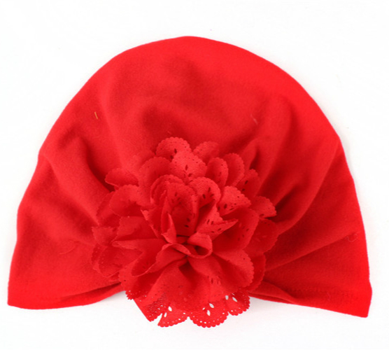 Newborn Baby Girls Infant Toddler Flower Hat Cotton Soft Hat Cap
