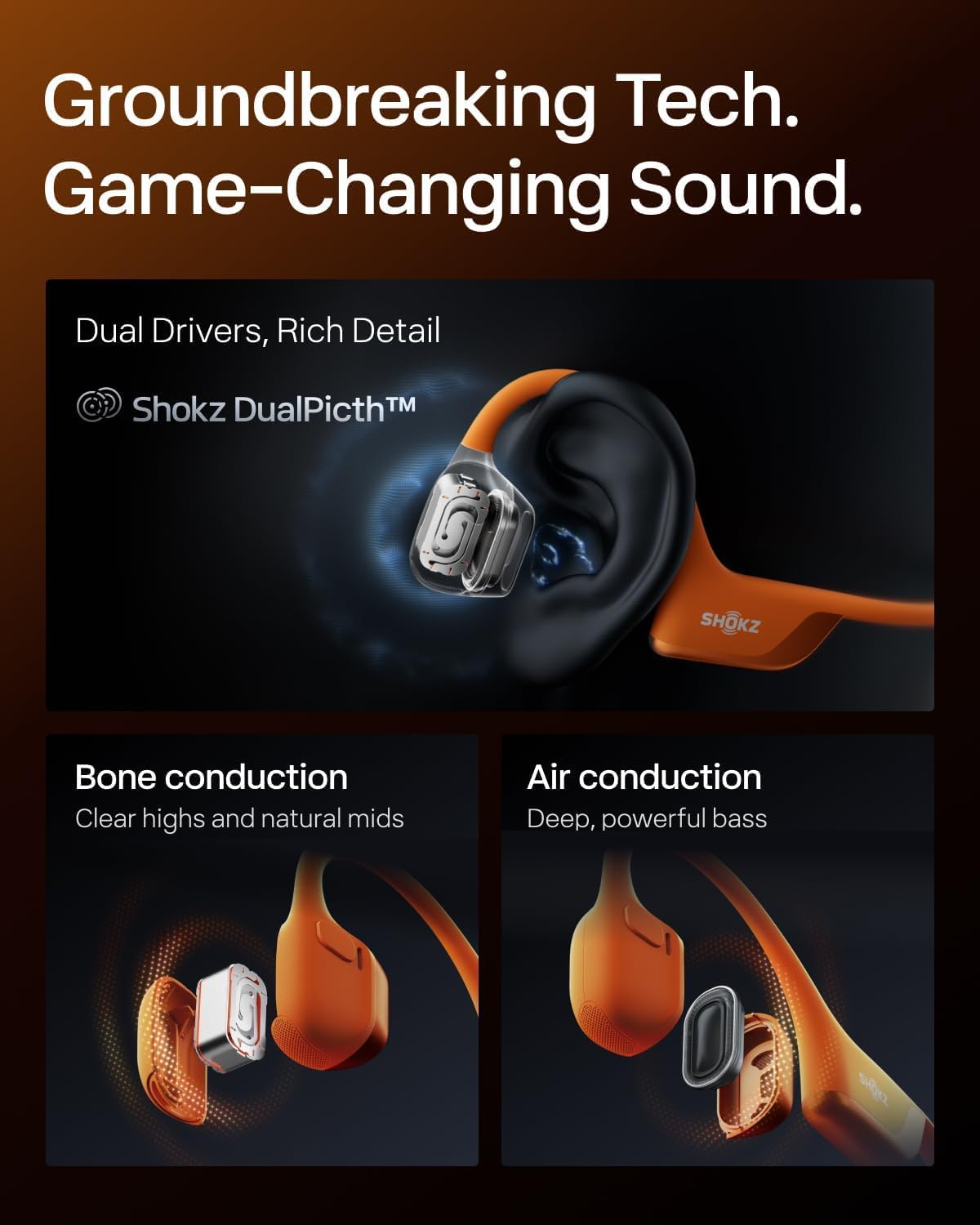 SHOKZ OpenRun Pro 2 Orange (SZ-HEA-0111)