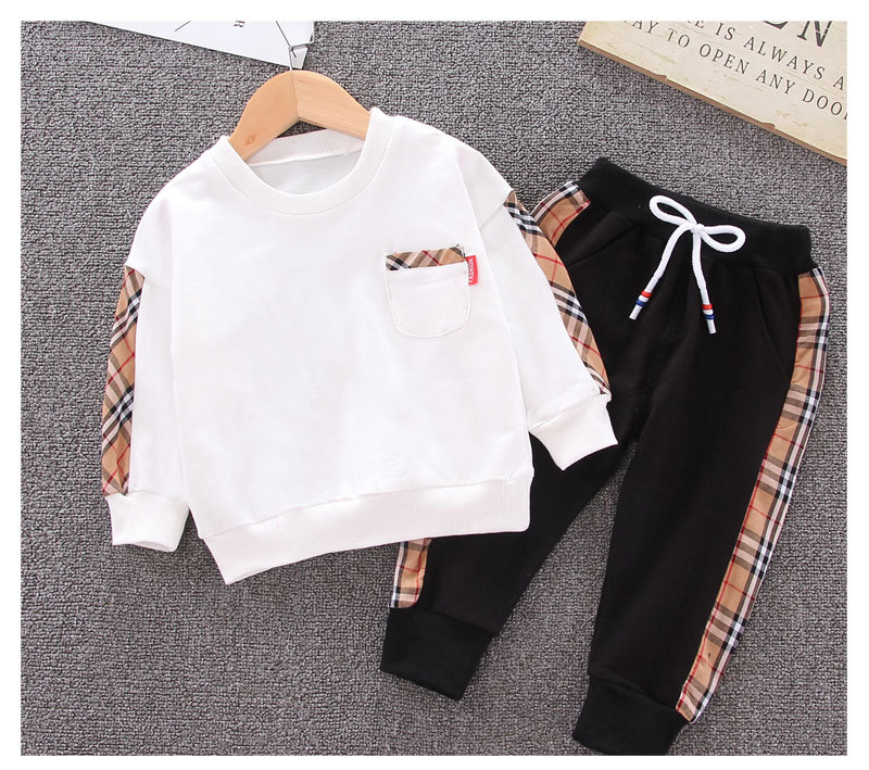 Children's clothing boy autumn Korean leisure suit children's spring and autumn clothing two-piece suit tide