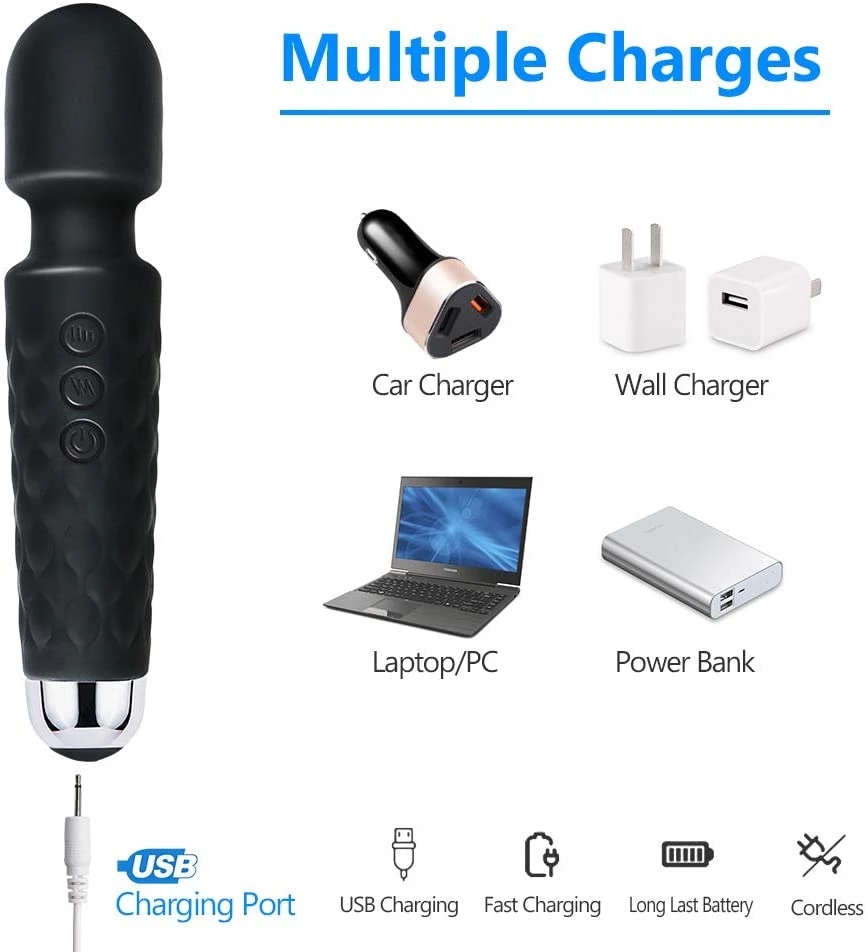 Rechargeable Charging Cable for Vibrator USB Cable DC2.5 for Recharging Vibrator Massager Adult Toys Sex Products