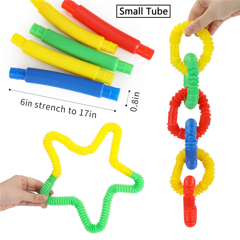 8Pcs Tubes Sensory Toy for Adult Fidget Stress Relieve Toys Strbess Relief Educational Antistress Fidget Toys Squeeze Toy Gifts