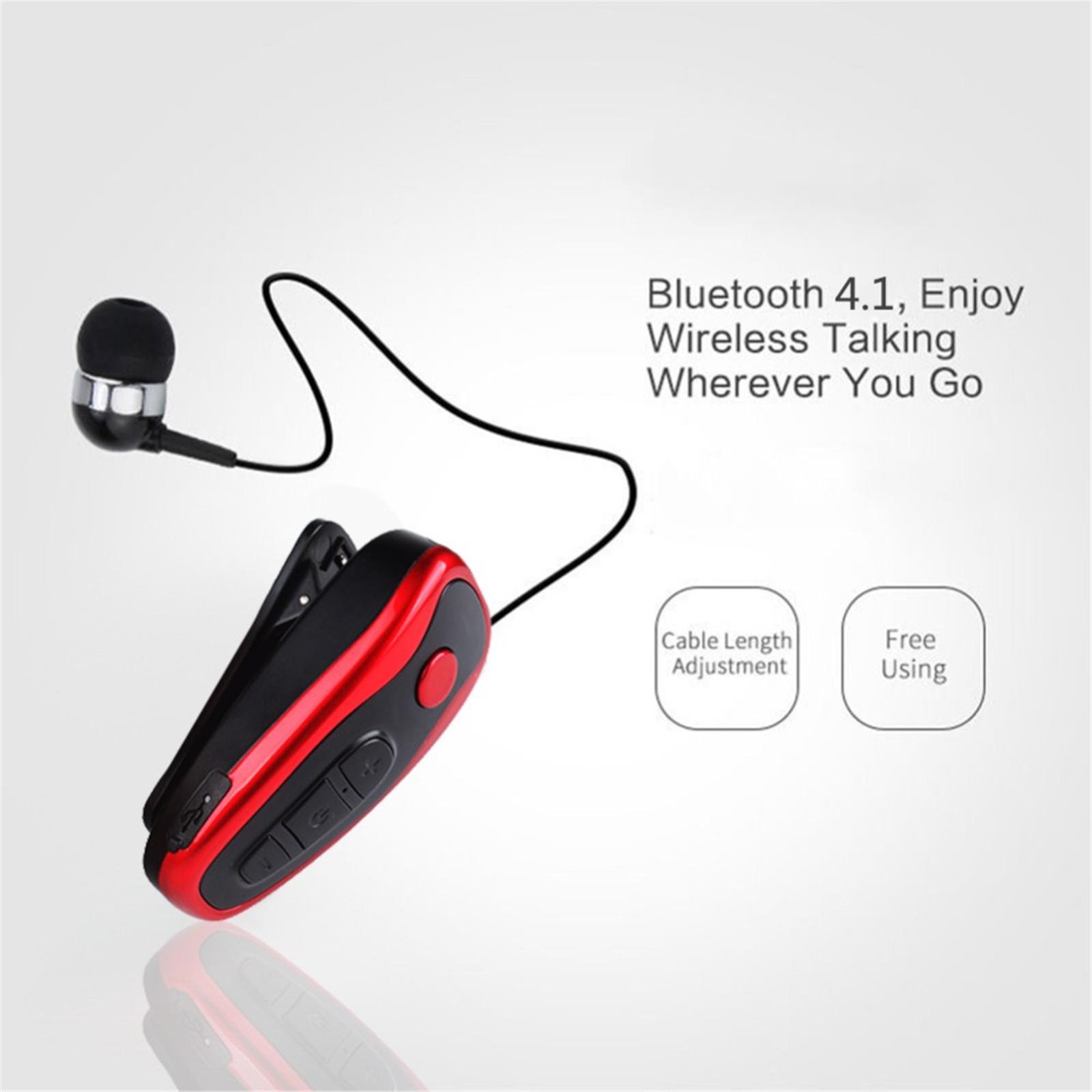 Q7 Wireless Bluetooth-compatible 5.1 Headset Vibrating Alert Wear Clip Earphone Wireless Earphone Earsets With Mic Mini Portable