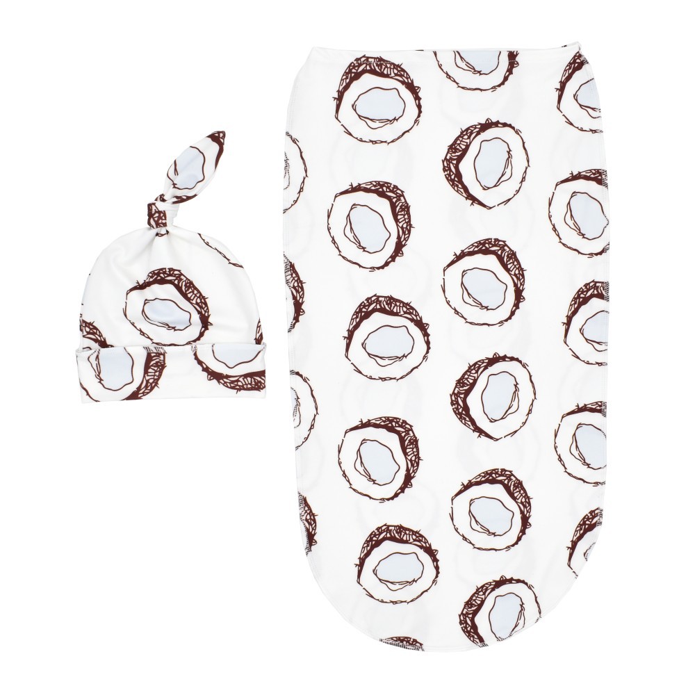 baby sleeping bag baby anti-shock wrapper super soft stretch baby cocoon sleeping bag tire cap set