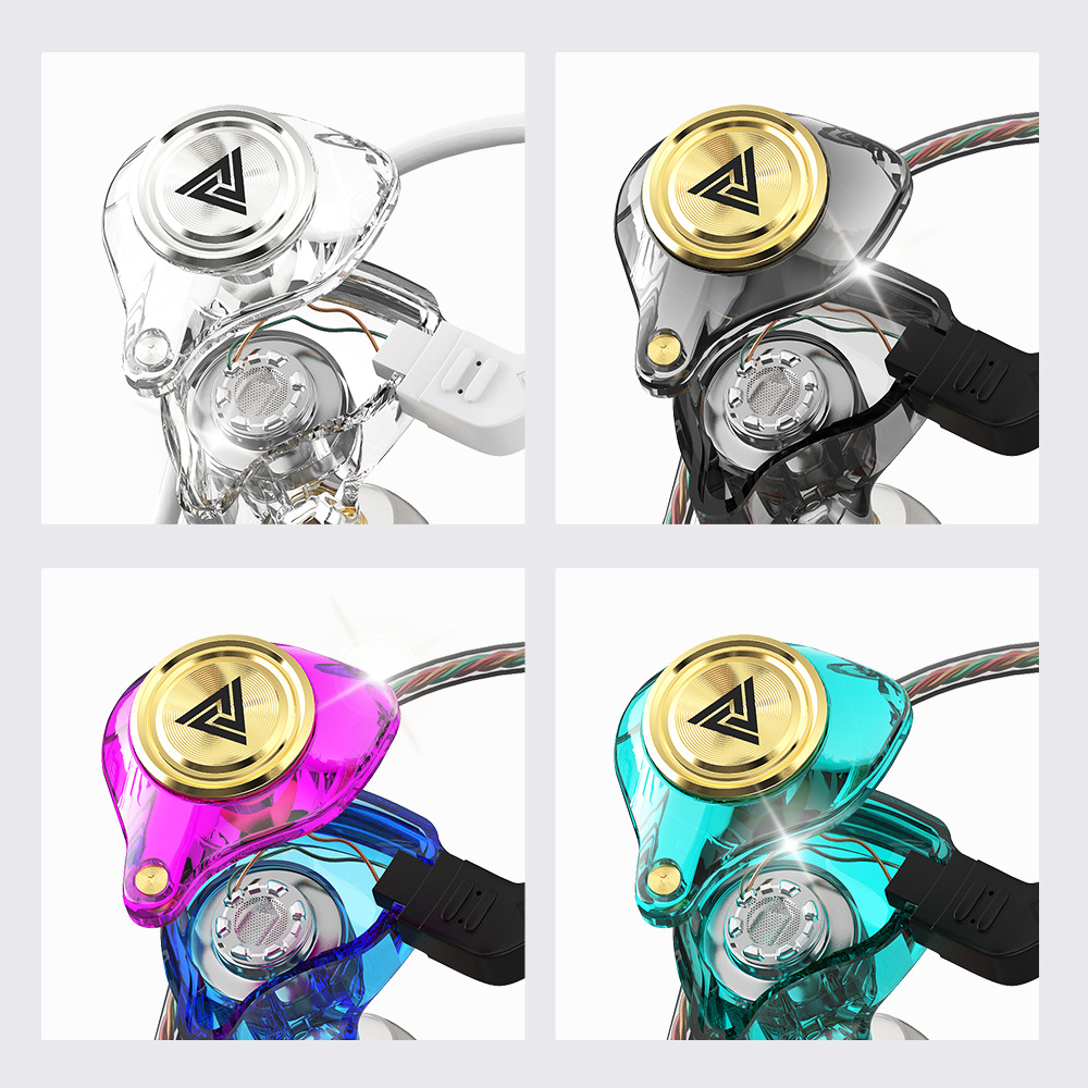 QKZ AK3 FiLe wired earphones, in ear stereo wired earphones, mobile phone wired earphones, earplugs