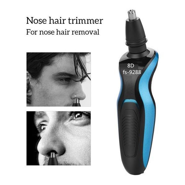4 In 1 Electric Shaver Triple Blade Razor Men Clipper Rechargeable Shaving 8D Professional Beard Trimmer Razor Nose Trimmer