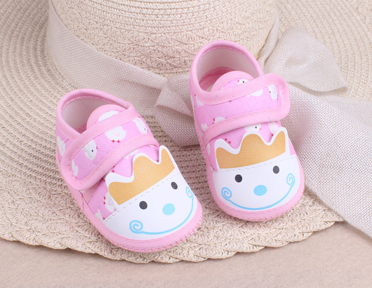 Spring and Autumn Anti slip Baby Walking Single Shoes Butterfly Bow Square Mouth Shoes Baby Single Shoes