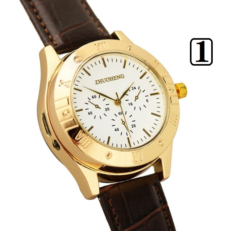 windproof electric smart usb charging cigarette lighter wrist watch with usb lighter electronic for men