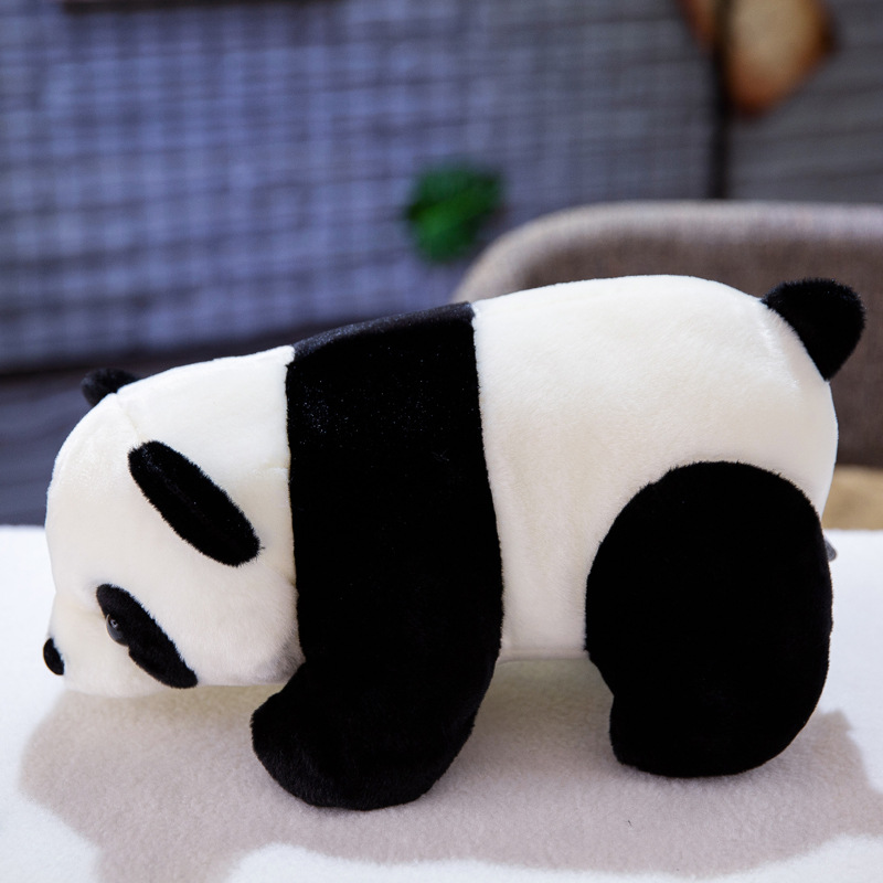 30cm Cute Lying Panda Doll National Treasure Zoo Plush Toy