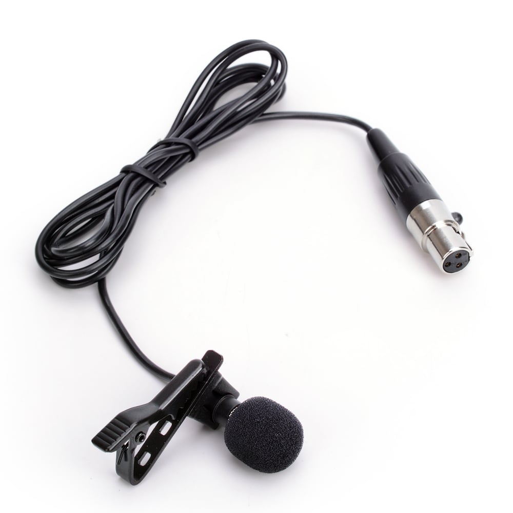 Professional Lavalier Lapel Tie Clip Unidirectional Condenser Microphone For AKG Wireless Body-Pack Transmitter 3 Pin XLR TA3F B