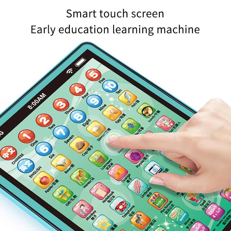 Baby Touch Computer Tablet Pad Educational Toys Kids Early Learning Reading English Chinese Language Machine For Kids Children