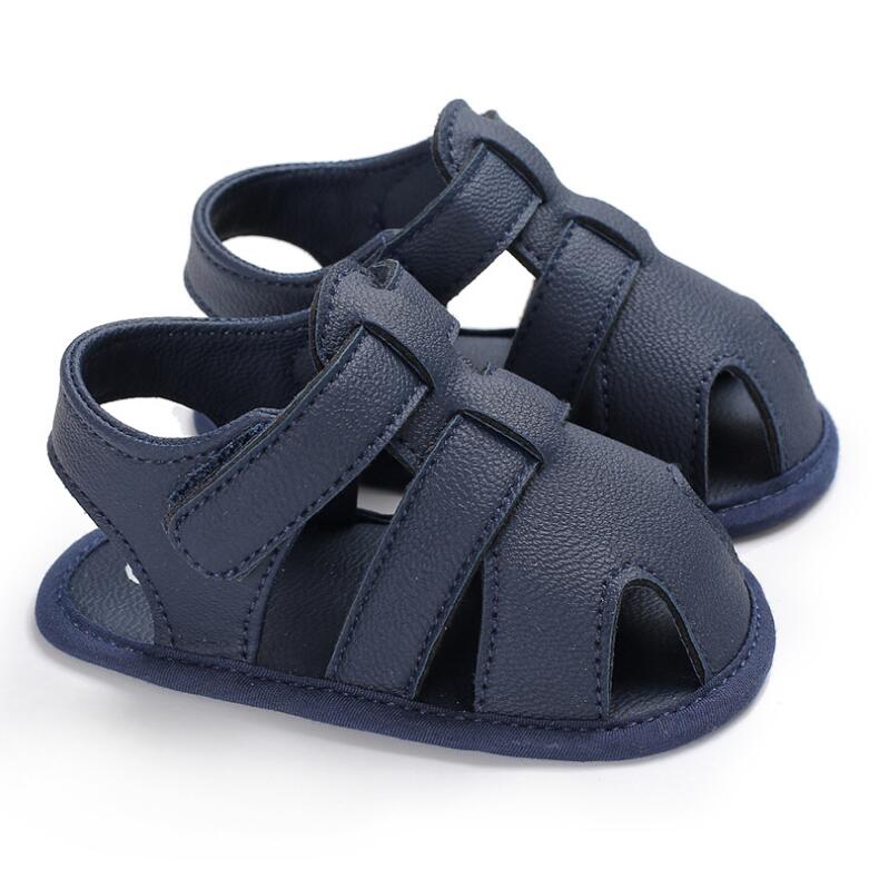 Natural Step Baby Boy Sandals – Sleek Minimalist Design, Butter-Soft Leather Upper & Anatomically Wide, Flexible Sol