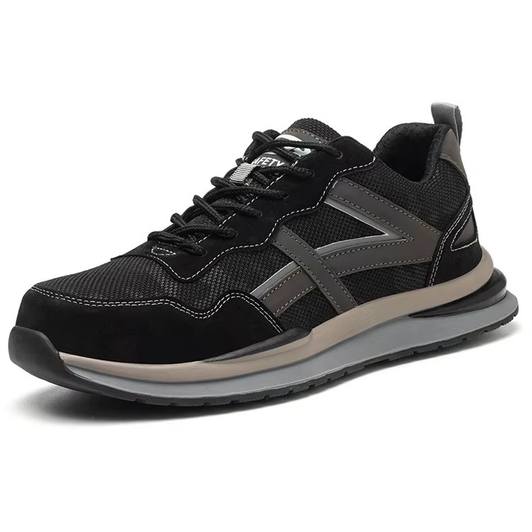 Anti smashing and stab steel toe labor protection shoes breathable summer work shoes men's protective shoes