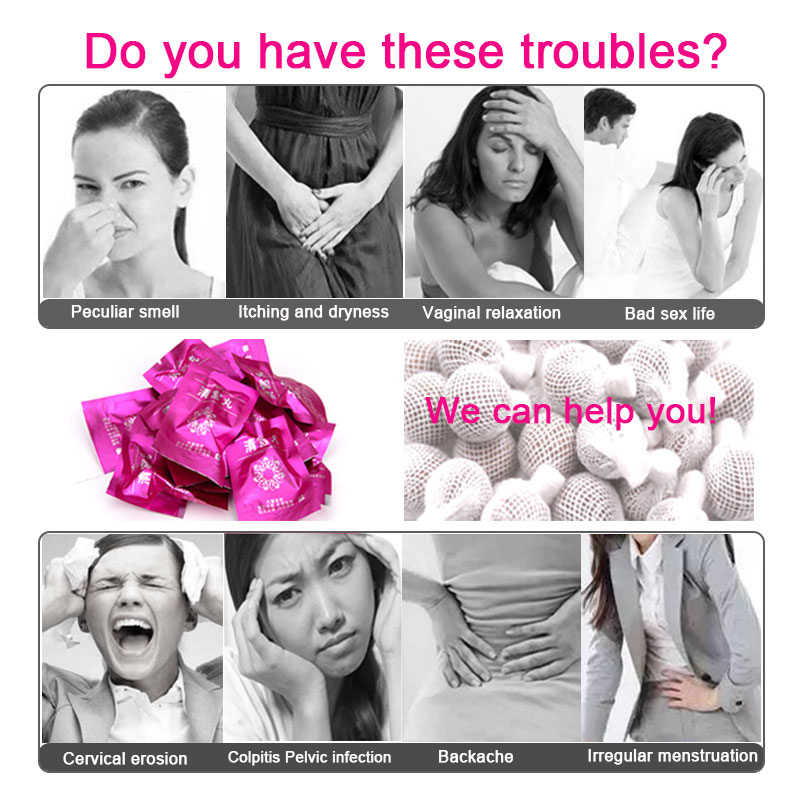 10pcs Vaginal Detox Pearls for Women Beautiful Life Point Tampons Chinese medicine Swab tampons discharge toxins gynaecology pad