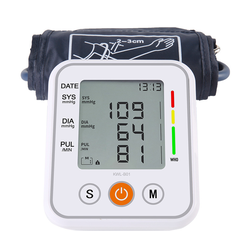 ❤Arm sphygmomanometer Home use Electronic blood pressure monitor Measuring instrument