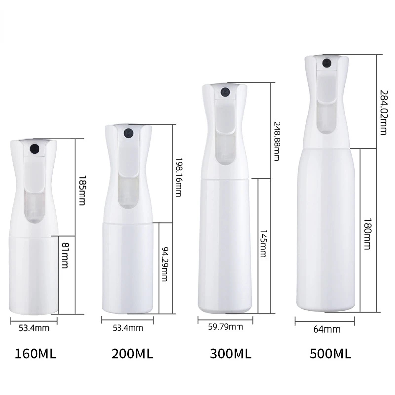 200ml/300ml Hair Spray Bottle Ultra Fine Continuous Water Refillable Mister Hairdressing Spray Bottle Salon Barber Hair Tools