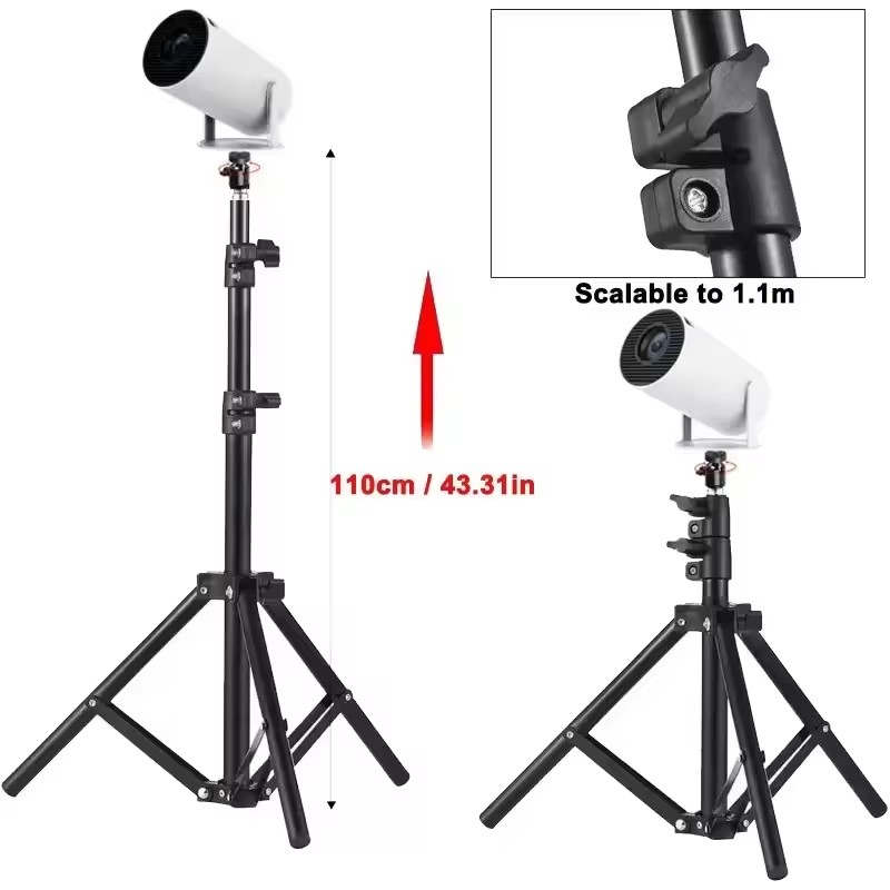 110CM Photography Studio Adjustable Light Stand Photo Tripod With 1/4 Screw Head For Flash Umbrellas Reflector Lighting