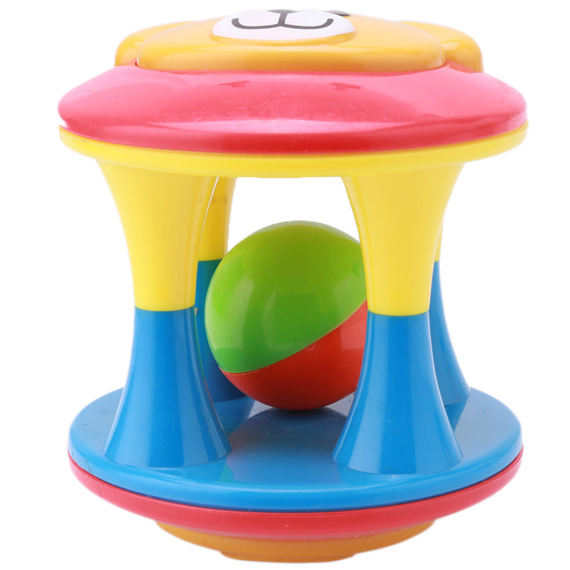 2pcs Baby Toy Fun Little Loud Jingle Ball Ring Develop Baby Intelligence,Training Grasping Ability Rattles Baby Toys 0-12 Months