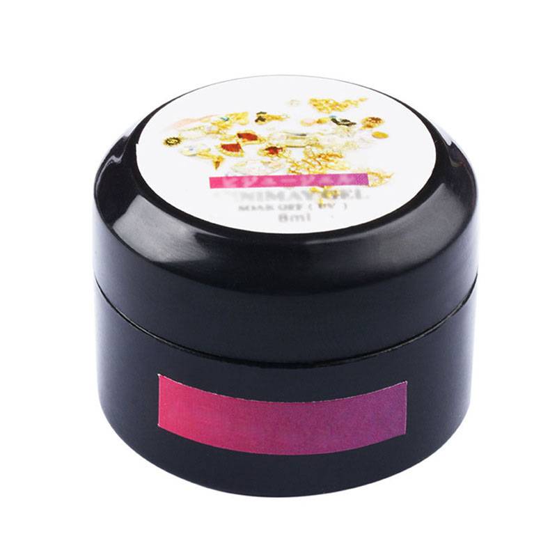 Professional Super Sticky 8ml UV Gel Nail Polish Glue Crystal Adhesives Transparent Clear Gel Nails Crafts Decor Tools