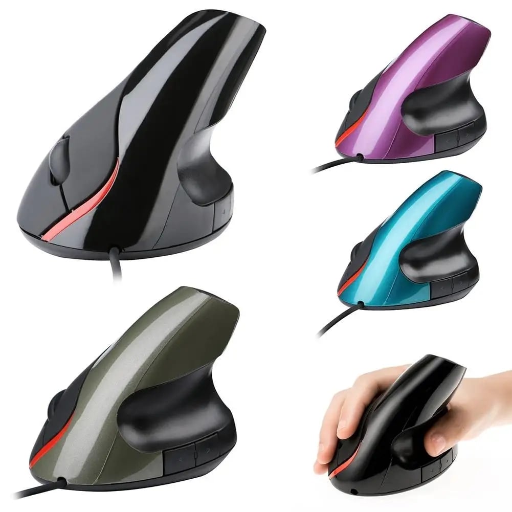 Ergonomic Mouse Vertical Mouse 1200 DPI Optical Mice for PC Laptop Office Mouse gamer игровая мышь беспроводная мышь