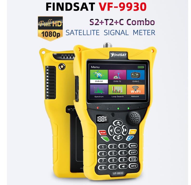 VF-9930 1080P HD GTmedia Finder Satellite Signal Finder DVB-S2/T2/C