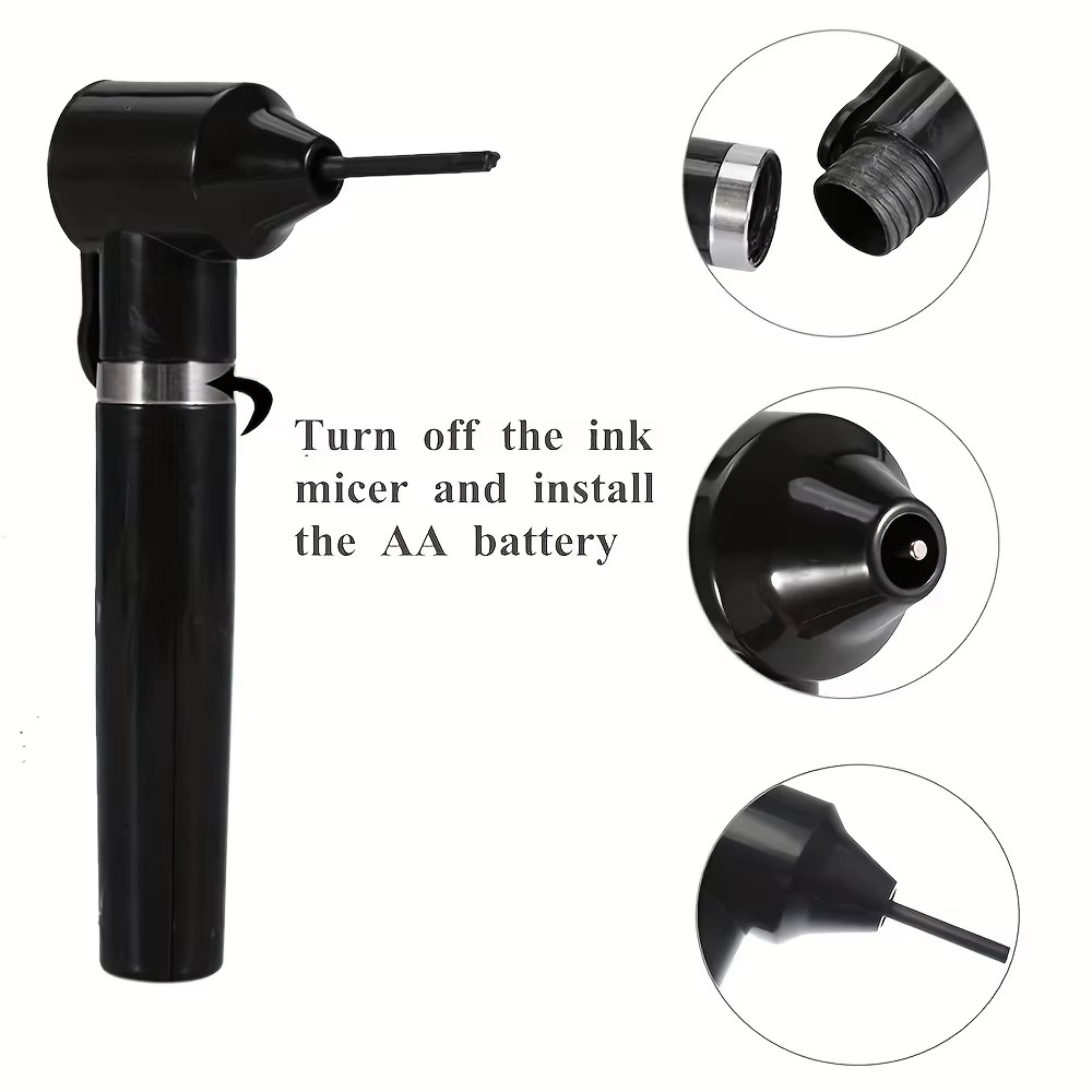 Tattoo Pigment Makeup Electric Ink Mixer With 5pcs Mixing Sticks Set Eyebrow Color Supply Tool Convenient Agitator Machine