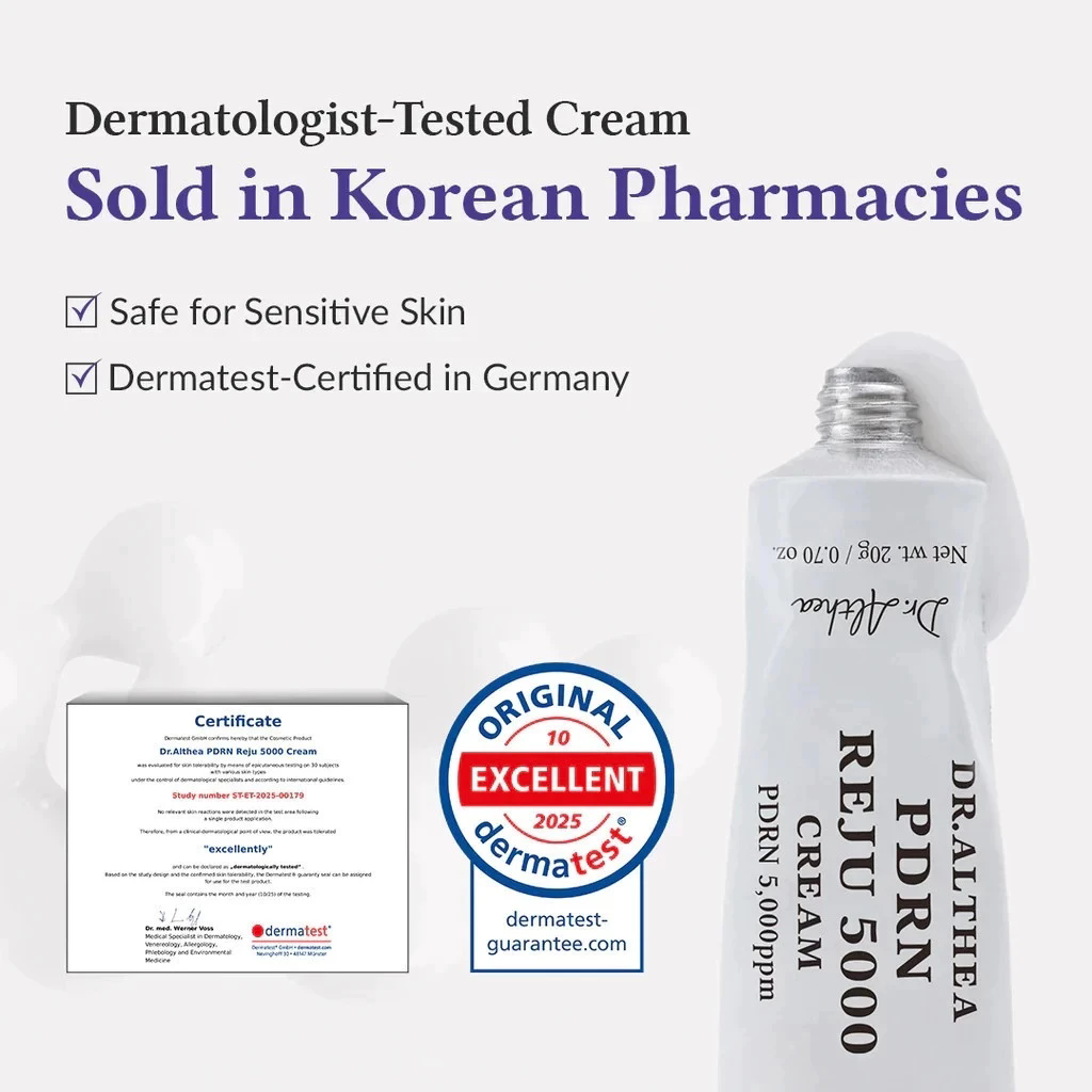 Dr.Althea Reju 5000 Pdrn 5000ppm 20g Cream Deep Hydration Sensitive Skin-Friendly Barrier Support