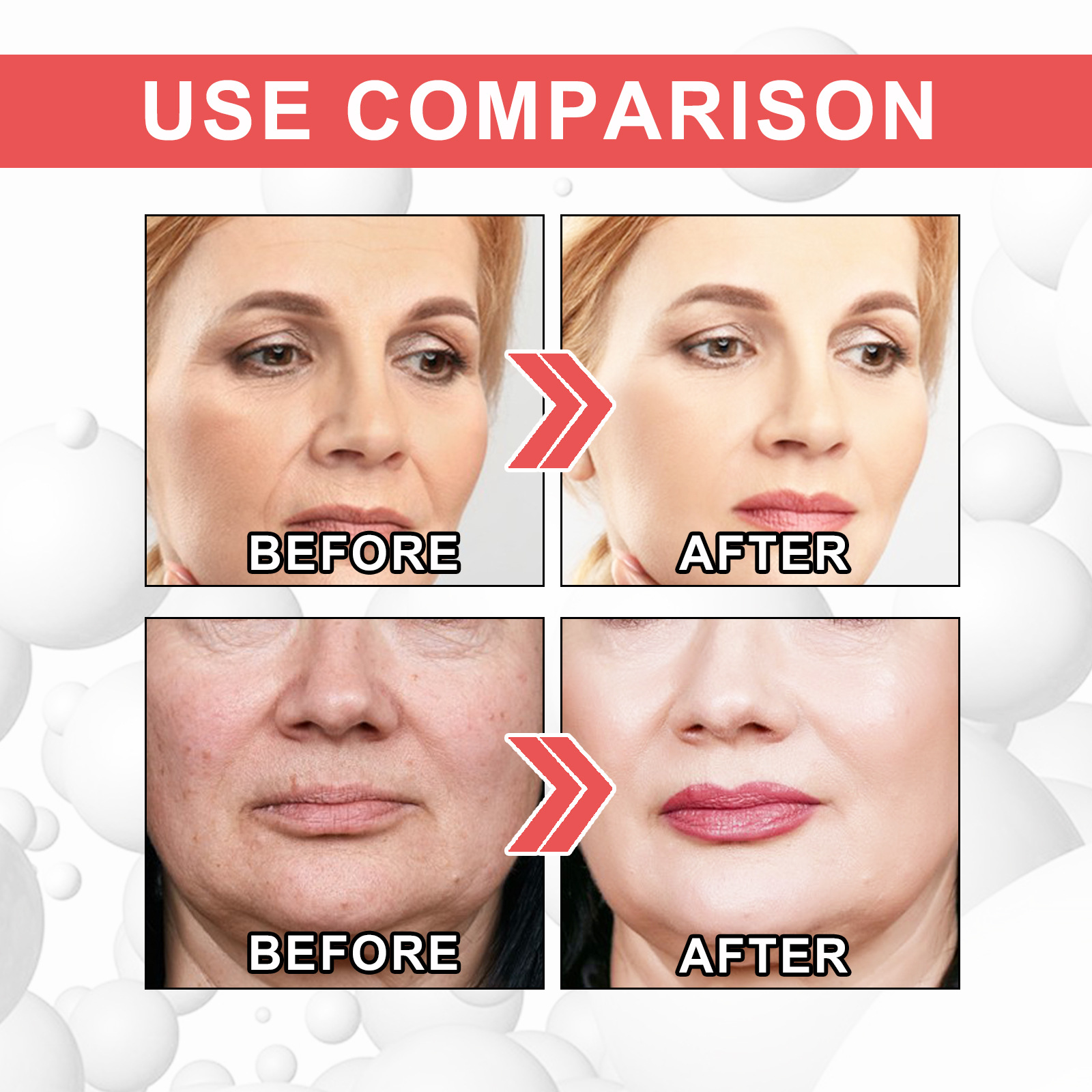 Collagen Anti Wrinkle Cream Reverse Age Recombination to Lighten Fine Lines Moisturize Firmen Skin Women's Skincare Set