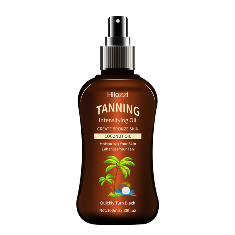 100ml/ Coconut Tanning Oil Sunless TannersIntensifying Oil Sunless TannersIntensifying Oil New Summer Products