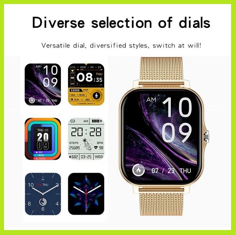 Smart Watch For Men Women Gift Full Touch Screen Sports Fitness Watches Bluetooth Calls Digital Smartwatch Wristwatch