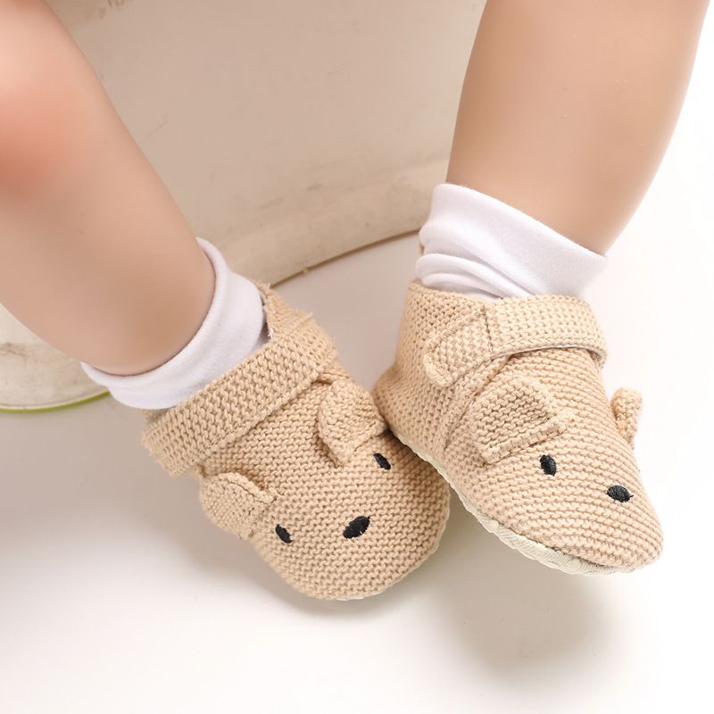 Chun Qiu 0-18Months girl hair ball princess shoes soft bottom anti skid Baby Toddler inexpensive