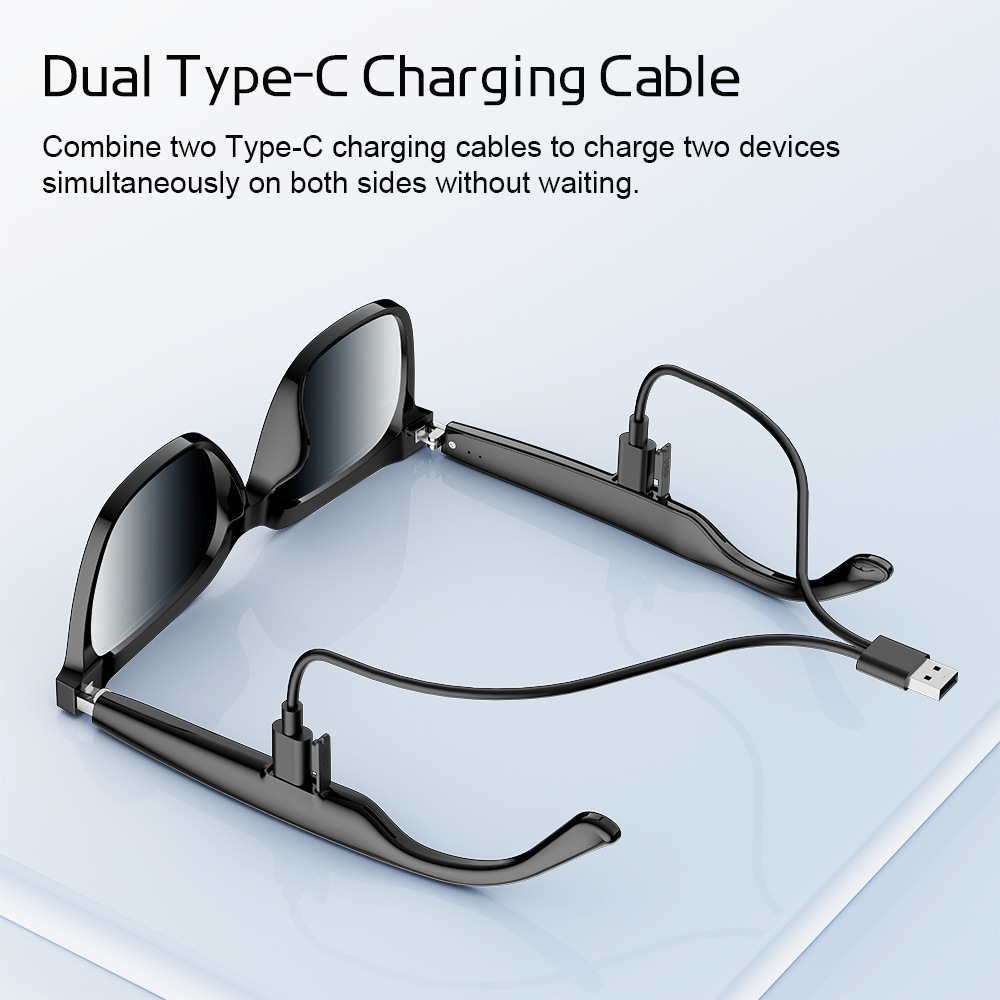 Multifunctional Wireless Smart Glasses Call Video Music Player Headset Driving Glasses Sport Sunglasses For Men Women