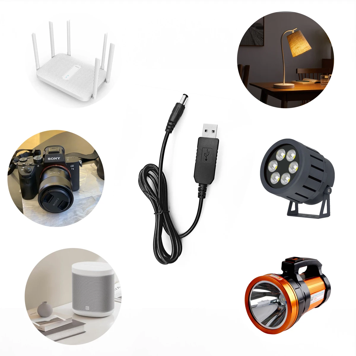 USB Power Boost Line DC 5V to DC 12V Step UP Module USB Converter Adapter Cable