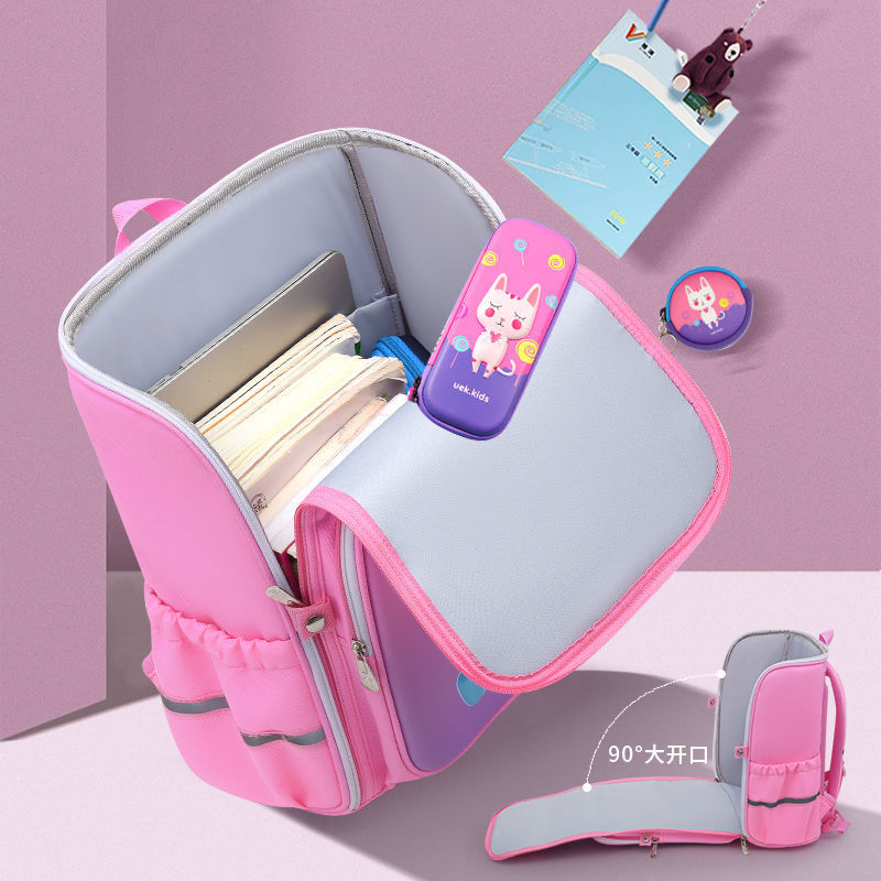 New 3D Flamingo School Bags For Girls Boys Cartoon Shark Backpack Children Orthopedic Backpacks Gradess 3-5 Mochila Escolar