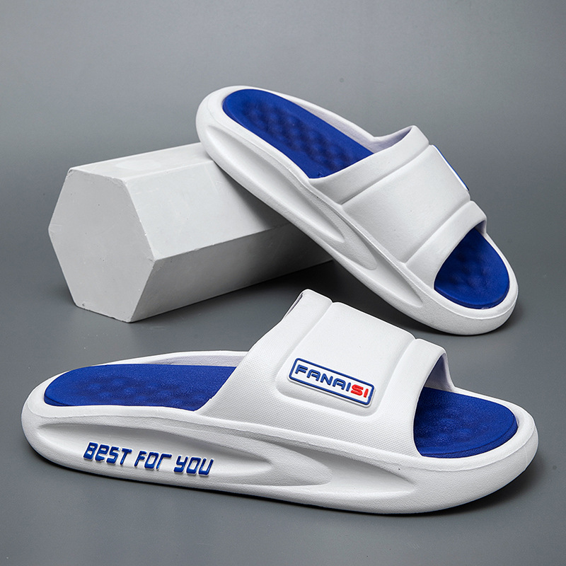 Slippers Male Outdoor Wear Outdoor Household Thick Sole Non slip Household PVC Slippers Male Sports Slippers