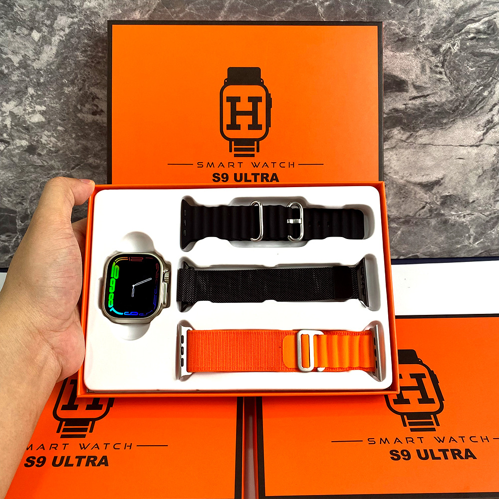 2023 Fashion S9 ULtra NFC Smart Watch Three Kinds Of Straps Sport Fitness Bracelet For Apple iWatch Series iOS Android New